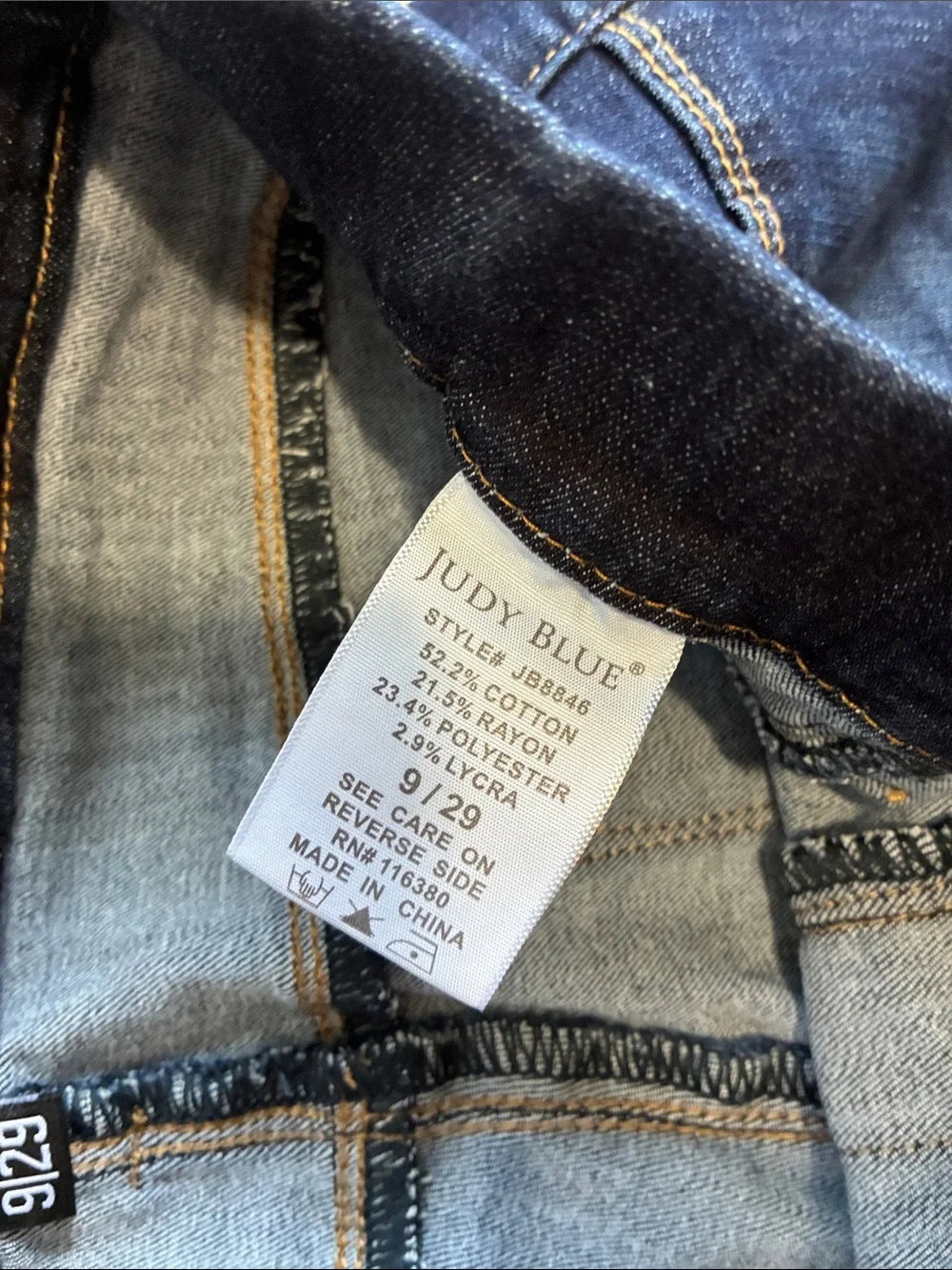NWOT Judy Blue Dark Indigo Skinny Jeans
